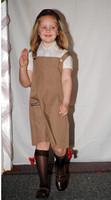 Mattie Glaus - Brownie Girl Scout uniform from the 1980s (her mother's uniform!)
